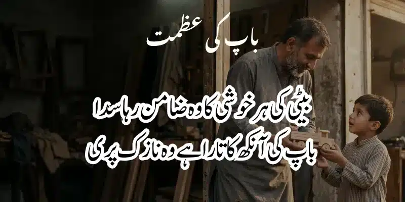 Father Poetry in Urdu – Heart Touching Baap Shayari & 2 Lines % father daughter poetry in urdu