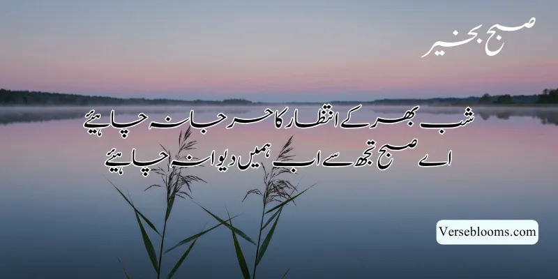 Good Morning Poetry in Urdu – Subah Bakhair Shayari, Dua & Wishes % Deep subah bakhair shayari in urdu